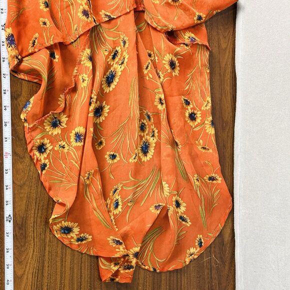 Womens Hi Low Top Size S Sunflower Dutton Yellowstone Boho Western Festival - Picture 11 of 11